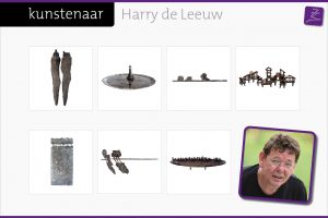 Harry de Leeuw bronzen beelden water Nijmegen brons landschap bomen bergen huisjes rotsen vuurtoren schaal